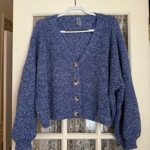 Altar’d State Women’s Bright Blue Sweater Cardigan NEVER WORN